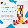 Ahşap Renkli Pisa Denge Kulesi - Görsel 5