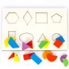 Ahşap Bultak Puzzle Oyunu Geometrik Şekiller - Görsel 2