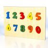 Ahşap BulTak Puzzle Oyunu Rakamlar Eğitici Oyuncak