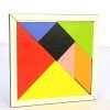 4'lü Tangram 7 Parça Eğitici Renkli 4'lü Ahşap Orta Boy Tangram - Görsel 5