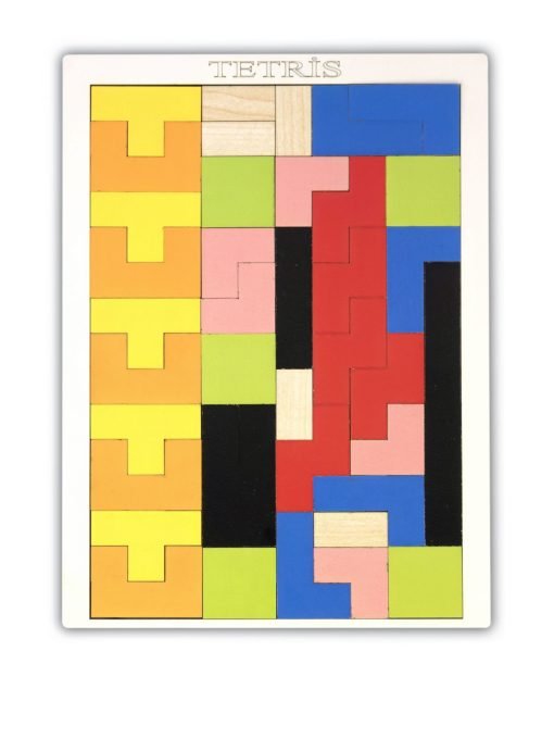 Ahşap Tetris Blok Puzzle Yapboz