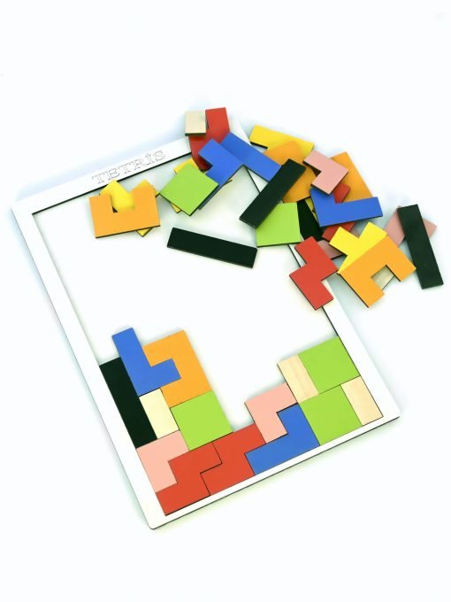 Ahşap Tetris Blok Puzzle Yapboz