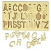 Ahşap Alfabe Bultak Puzzle 3 mm - Görsel 2