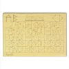 Ahşap Alfabe Yapboz Puzzle Bultak Akça