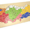 Türkiye Haritası Puzzle Yapboz Ahşap - Görsel 4